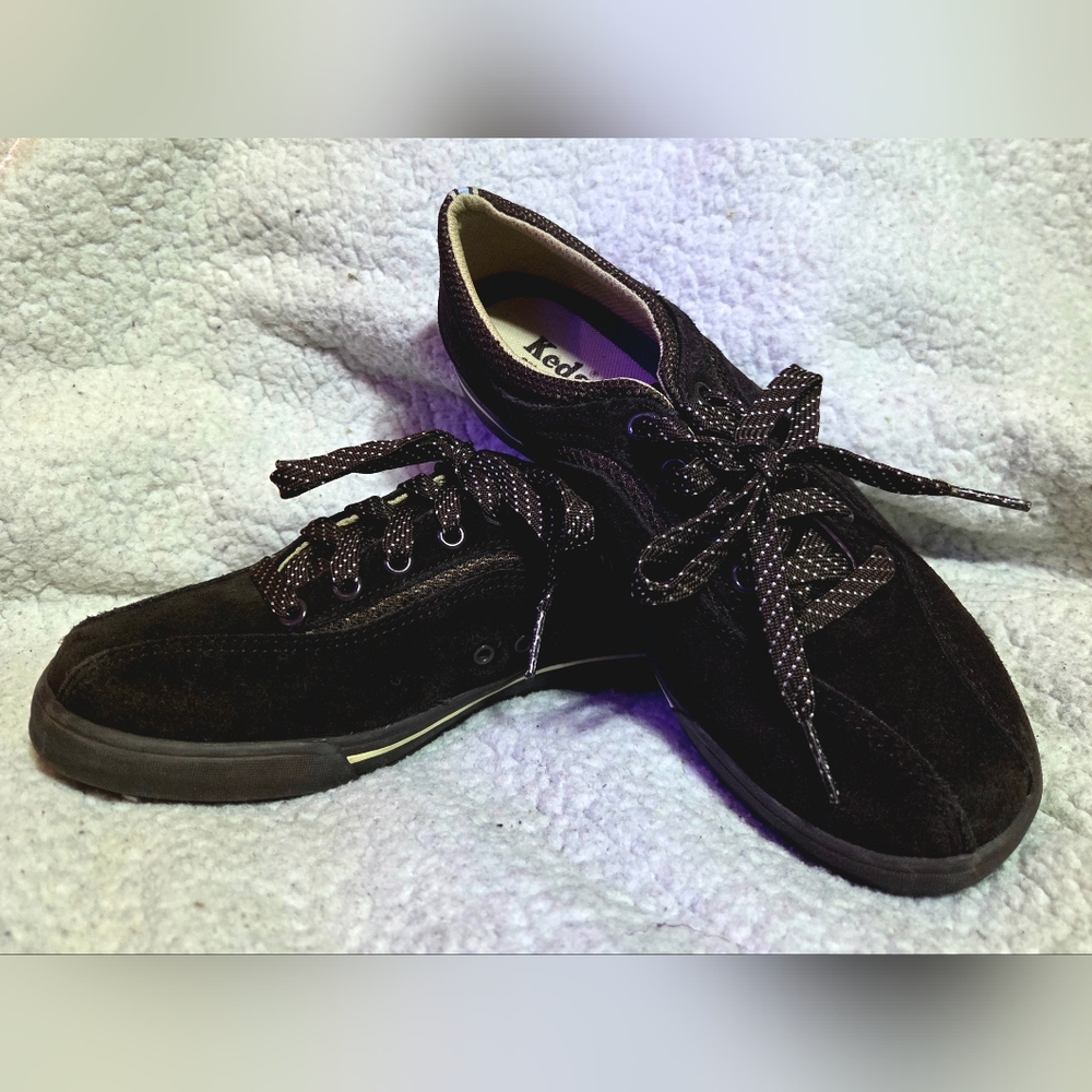 Keds Women's Brown Suede Comfort Walking Sneakers Shoes (WH-27640M)  US Size 7.0